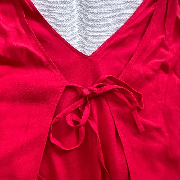 Aritzia red tank with open back - Picture 7 of 8